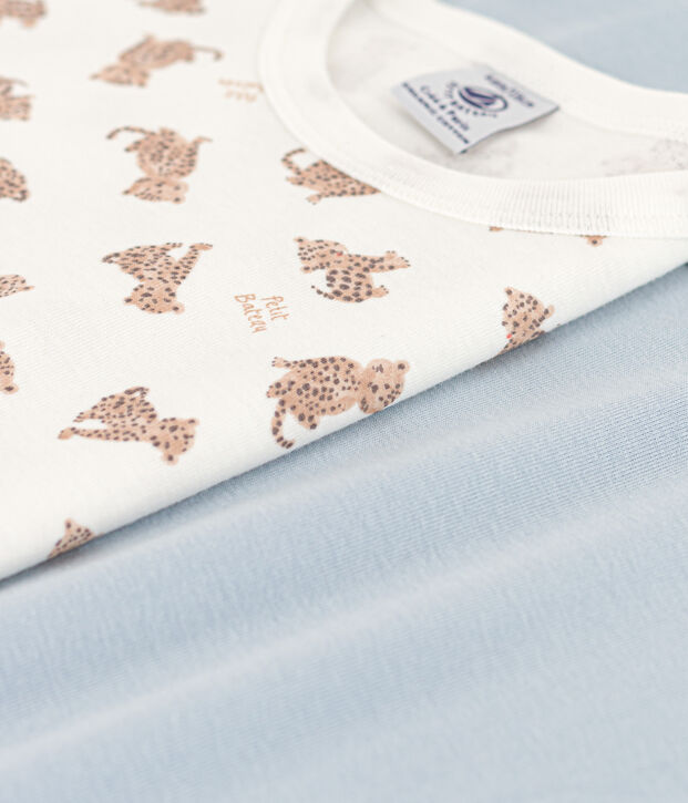 2er-Set kurz&auml;rmelige Baumwoll-T-Shirts f&uuml;r Jungen, mit Leopardenmotiv vielfarbig