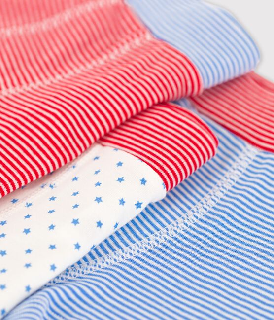 3er-Set Boxershorts aus Bio-Baumwolle mit Ringelstreifen für Jungen variante 1