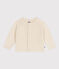 Baby-Cardigan aus Woll-/recyceltem Nylon naturfarben AVALANCHE