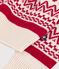 Kinder-Pullover aus Wolle und Baumwolle mit Muster rot AVALANCHE/ TERKUIT