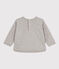 Baby-Sweatshirt aus Molton grau CHATON CHINE