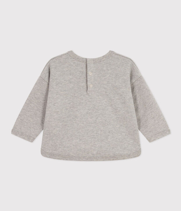 Baby-Sweatshirt aus Molton grau