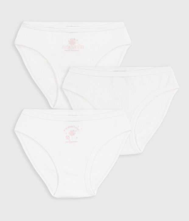Lot de 3 culottes en coton vielfarbig