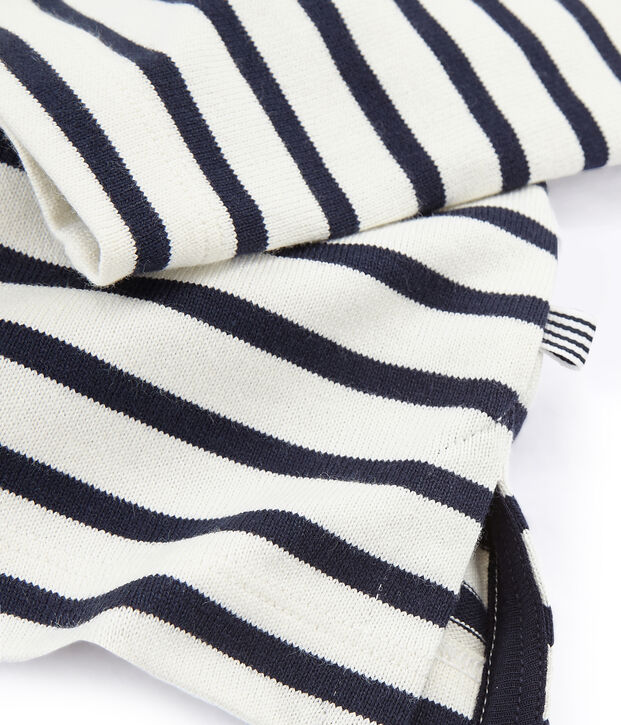 Emblematisches Streifenshirt f&uuml;r Damen weiss/blau