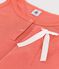 Kinder-Kurzpyjama aus Baumwolle und Lyocell für Mädchen rosa PAPAYE
