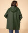 Regenjacke aus recyceltem Material und Bio-Baumwolle grün AVORIAZ