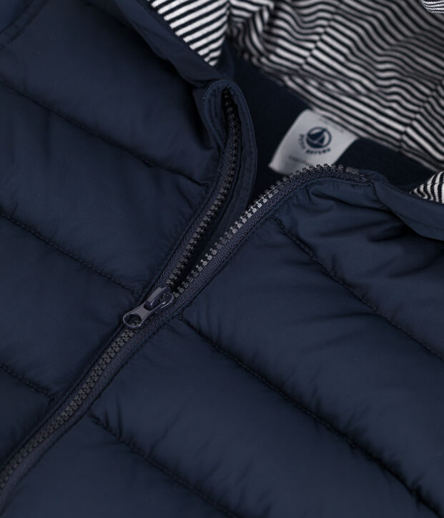 Recycelter Baby-Anorak blau