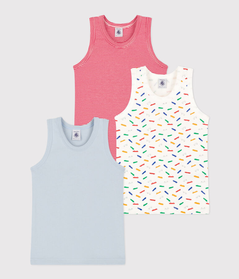 3er-Set Kinder-Tanktops aus Baumwolle variante 1
