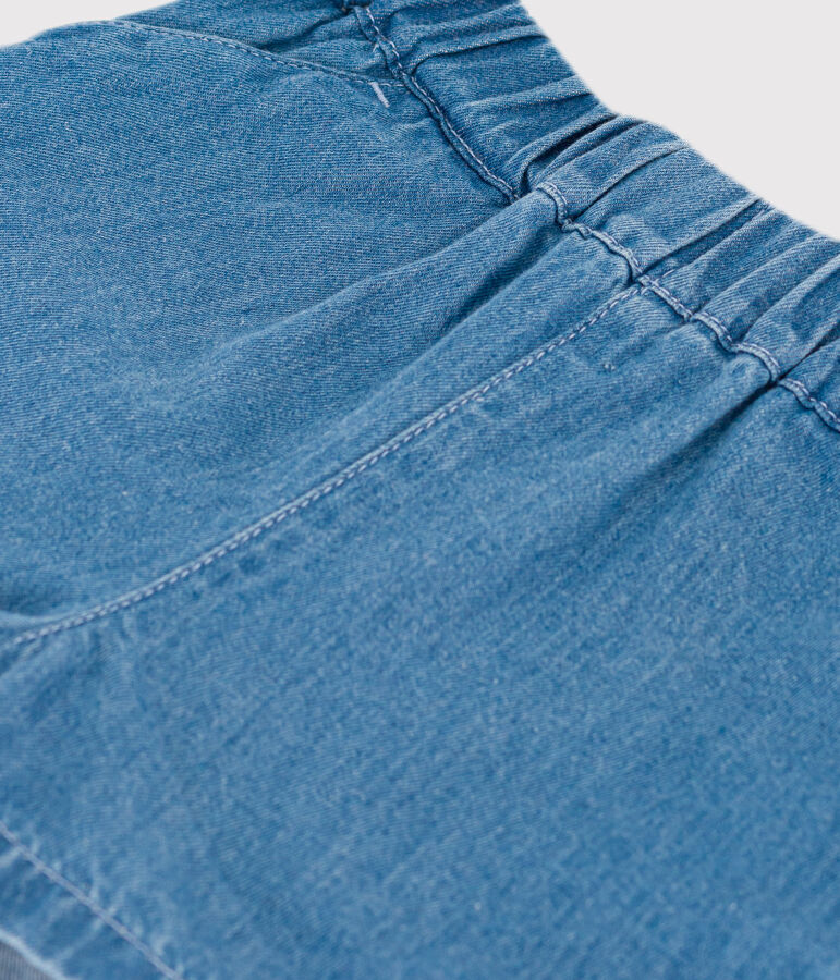 Baby-Shorts aus leichtem Denim blau
