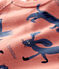 Baby-Sweatshirt aus Molton mit Tierprint rosa PAPAYE/ MULTICO