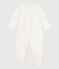 Strampler aus Nicki mit kleinen Herzen weiss MARSHMALLOW/weiss MISTIGRI