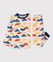 Kinderpyjama aus Baumwolle weiss AVALANCHE/ MULTICO
