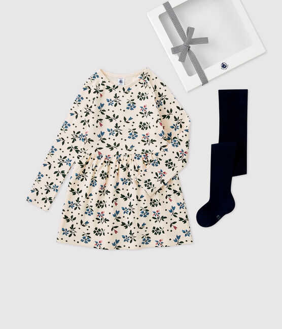Geschenkset: Kinderkleid und Strumpfhose für Mädchen variante 1