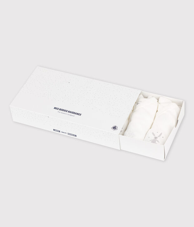 5er-Set Baby-Bodys aus Bio-Baumwolle vielfarbig