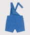 Kurze Baby-Latzhose aus englischer Spitze blau GAULOISE