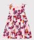 Gemustertes ärmelloses Baby-Kleid für Mädchen