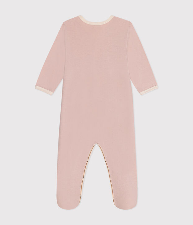 Baby-Strampler aus Baumwolle rosa