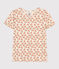 Damen-T-Shirt LE DROIT aus Baumwolle mit Rundhalsausschnitt weiss AVALANCHE/ MULTICO