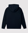 Kinder-Kapuzen-Sweatshirt aus Molton für Jungen blau SMOKING