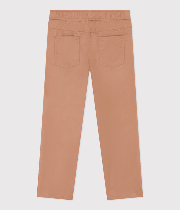 Hose aus Sergestoff in Regular-Fit-Passform f&uuml;r Jungen beige