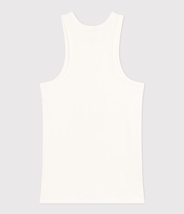 Damen-Tanktop aus Baumwolle weiss