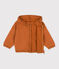 Baby-Kapuzensweatshirt braun ECUREUIL