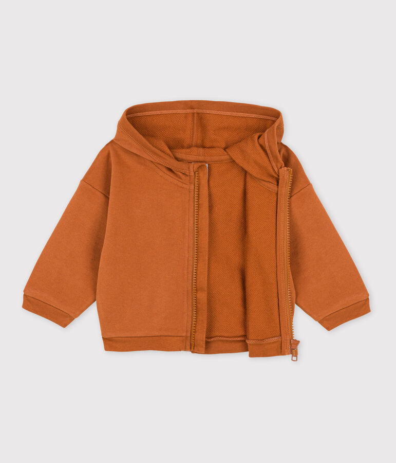 Baby-Kapuzensweatshirt braun ECUREUIL