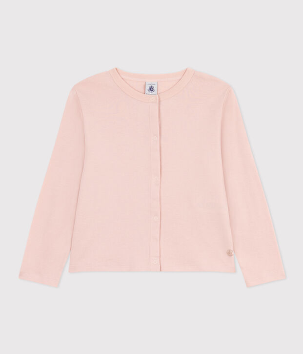 Kinder-Cardigan aus Baumwolle f&uuml;r M&auml;dchen rosa