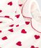 2-teiliger Stramper mit Herz-Motiv weiss MARSHMALLOW/rot TERKUIT