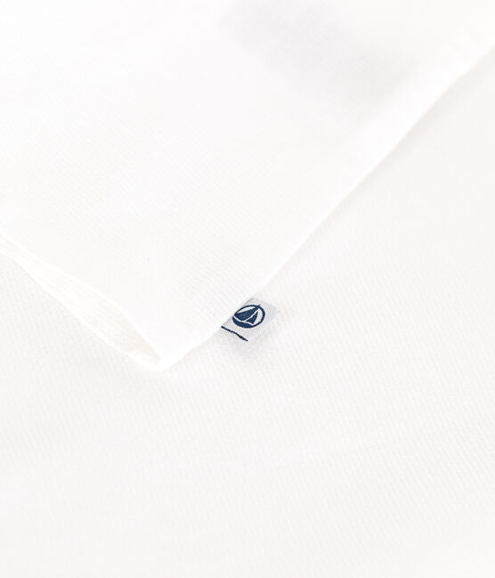 Baby-Bluse aus Baumwoll-Piqué weiss ECUME