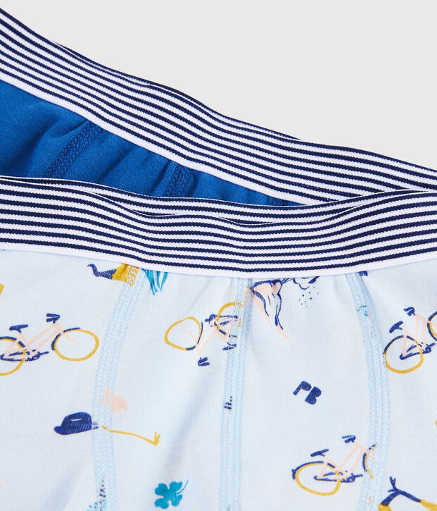 2er-Set Yoga-Boxershorts mit Tiermuster f&uuml;r kleine Jungen vielfarbig