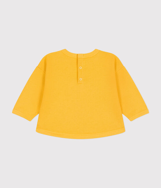 Baby-Sweatshirt aus Molton gelb DAISY