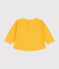 Baby-Sweatshirt aus Molton gelb DAISY