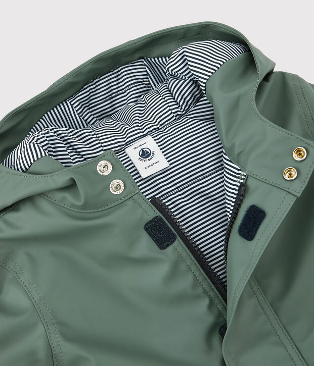 Warme Baby-Regenjacke mit Fleecefutter THUYA