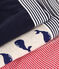 3er-Set Kinder-Boxershorts aus Baumwolle mit Wal-Motiv variante 1