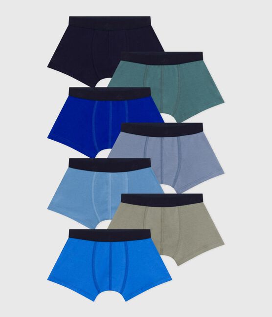 Set Kinder-Boxershorts aus einfarbiger Baumwolle variante 1