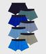 Set Kinder-Boxershorts aus einfarbiger Baumwolle