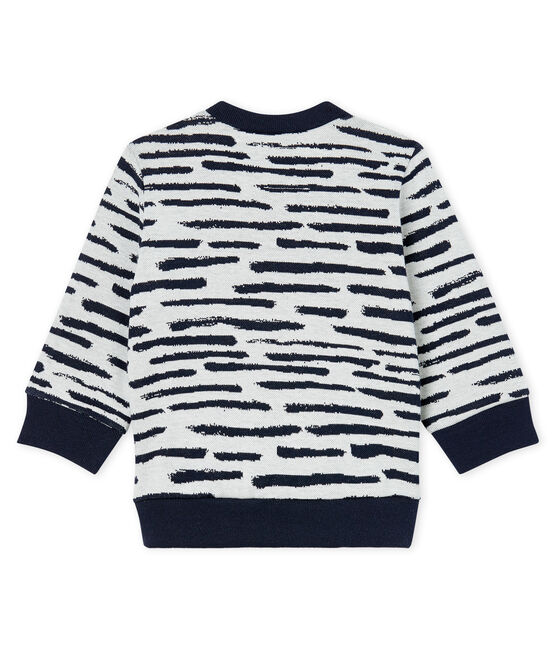 Unisex-Baby-Sweatshirt von Jean Jullien weiss MARSHMALLOW/ DASH