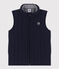 Kinder-Weste aus Doppeljersey blau SMOKING