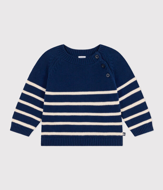 Baby-Pullover aus Baumwolle blau MEDIEVAL/ AVALANCHE