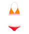 Umweltfreundlicher Bikini Kinder Mädchen orange TIGER/weiss MULTICO