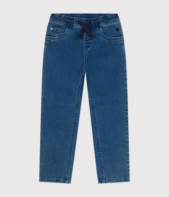 Kinderhose aus Denim in Regular-Fit-Passform für Jungen blau BLEU DELAVE