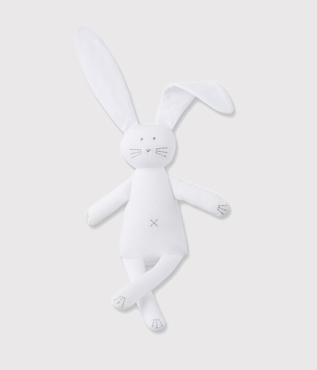 Baby-Kuschelh&auml;schen aus Jersey in Wei&szlig; weiss