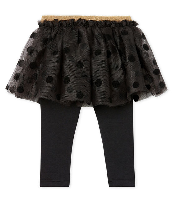 Baby-Leggingrock Mädchen grau CAPECOD