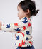 Baby-Cardigan aus Baumwolle mit Vogelmotiv weiss AVALANCHE/ MULTICO