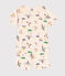 Kurzer Kinderpyjama aus Baumwolle mit verschiedenen Sportmotiven weiss AVALANCHE/ MULTICO