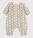 Bedruckter langer Baby-Overall aus Baumwolle