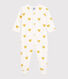 Baby-Strampler aus Bio-Baumwolle mit gelbem Herzmuster