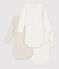 3er-Set Baby-Bodys aus Bio-Baumwolle variante 1