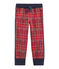 Strickhose mit Tartanmuster für Jungen rot TERKUIT/blau SMOKING/ BELUGA